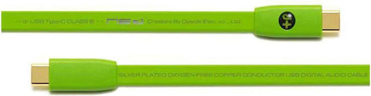 Oyaide USB 2.0 Cable USB-C male - USB-C Green 2m