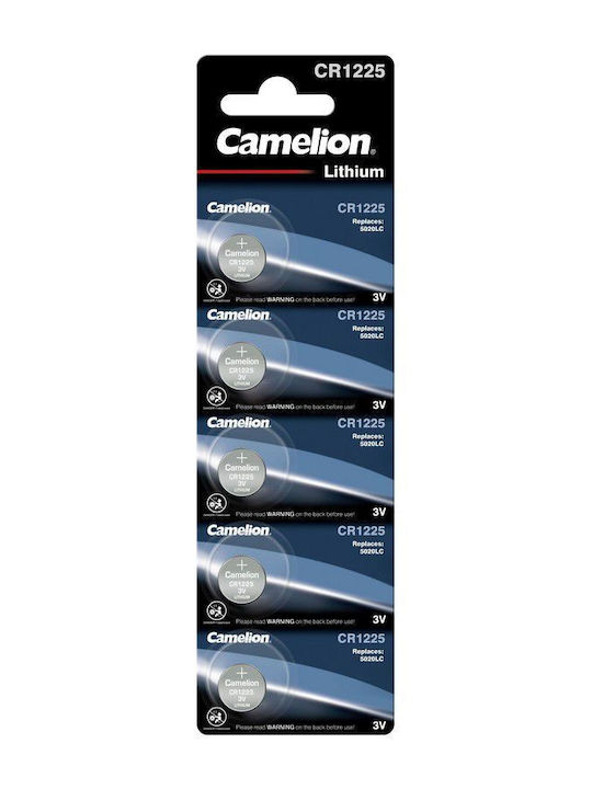 Camelion Lithium Watch Battery CR1225 3V 5pcs