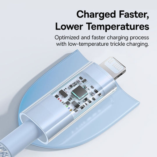 Baseus Gem USB-C zu Lightning Kabel 20W Blau 2m (P10373001311-01)