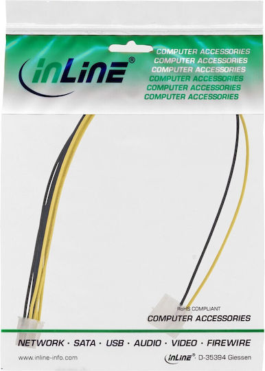 Inline 26630 Power Adapter Cable 5.25 To 8 Pin New 45cm