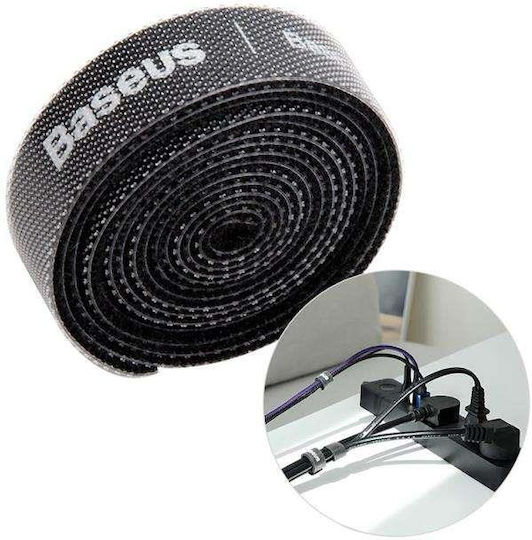 Baseus Black Velcro Cable Ties ACMGT-A01