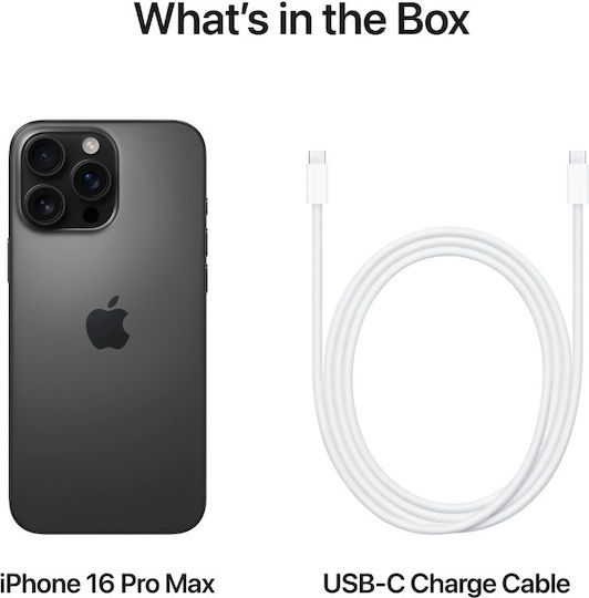 Apple iPhone 16 Pro Max (8GB/256GB) Black Titanium