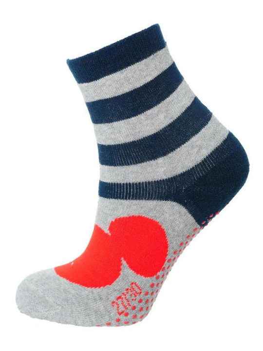 Superheroes Kids' Socks Non-Slip Gray