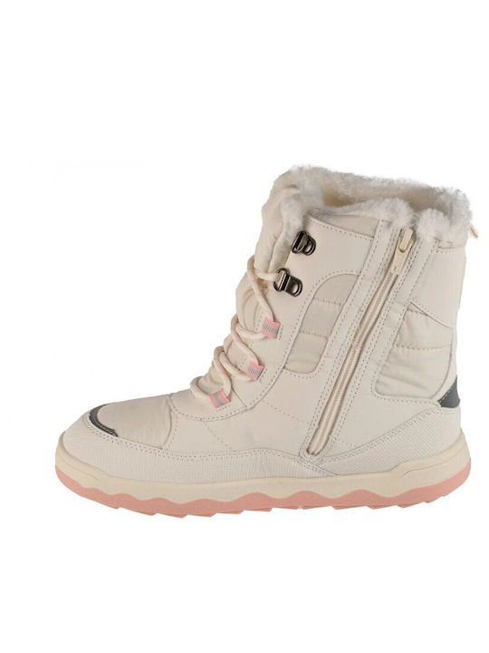 Kappa Ii Tex K Kids PU Leather Boots with Zipper Beige