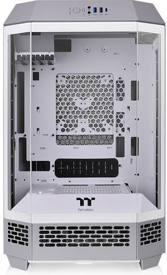 Thermaltake The Tower 300 Gaming Mikro-Turm Computergehäuse mit Seitenfenster und RGB-Beleuchtung Limestone