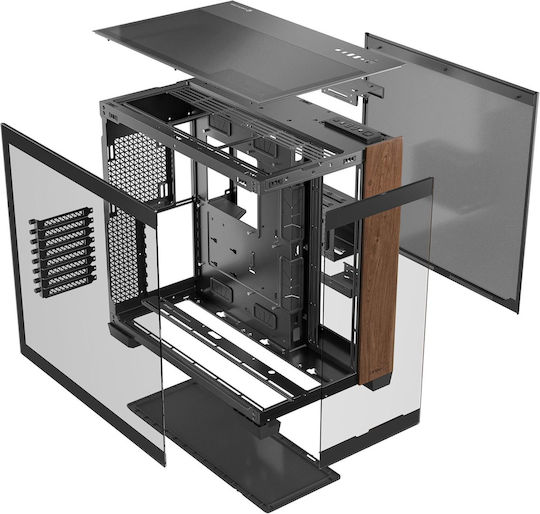 Antec C8 Gaming Full Tower Κουτί Υπολογιστή με Πλαϊνό Παράθυρο Wood
