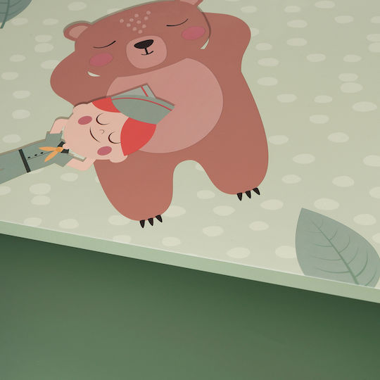 Παιδική Συρταριέρα Bear Forest με 2 Συρτάρια 60x30x75εκ.