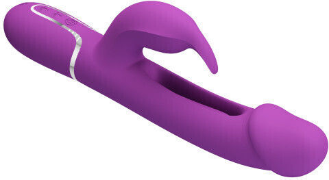 Pretty Love Tongue Vibrator Vibrator Rabbit with Remote Control Purple
