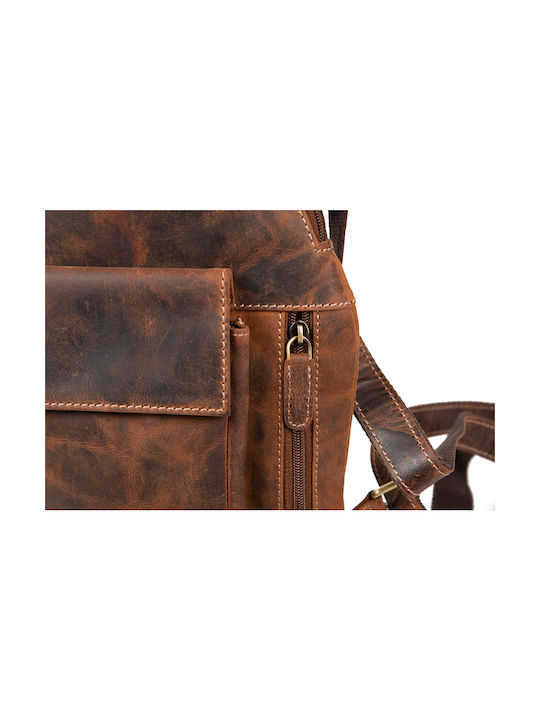 Leather Creations XK Leather Men's Bag Shoulder / Crossbody Brown