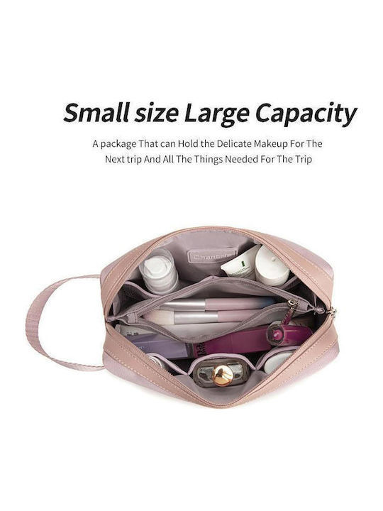 Damen Necessaire in Lila Farbe 22.5cm