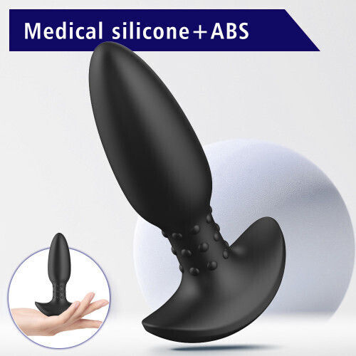 ToyBox Anal Plug with Wireless Functionality and Vibration Black