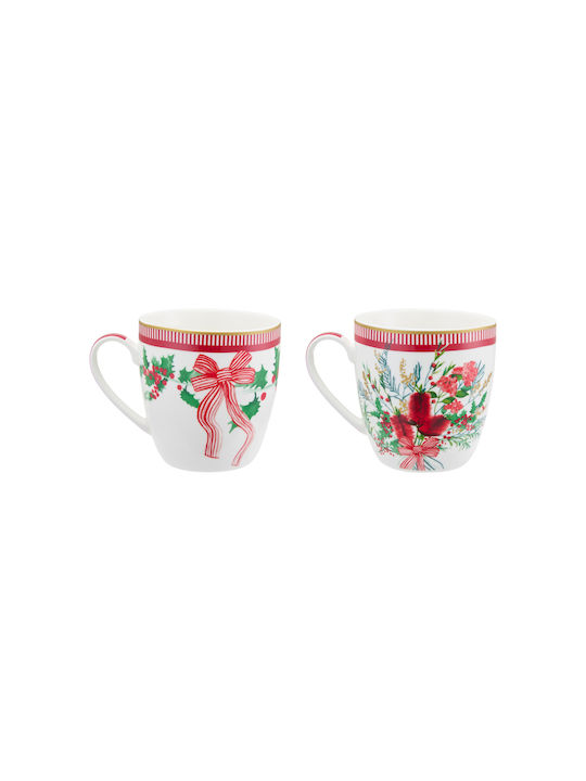 Maxwell & Williams Mug from Porcelain Red 340ml 2pcs