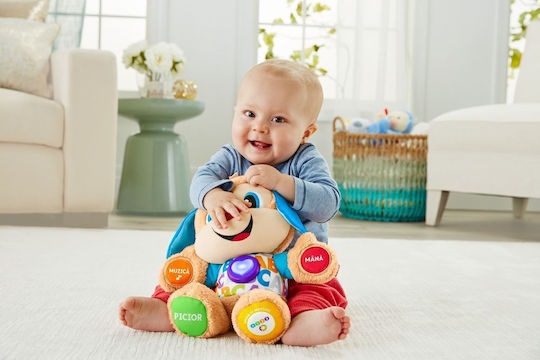 Mattel Animăluț Smart Stages Puppy cu Muzică, Lumină și Sunete pentru 6++ Luni