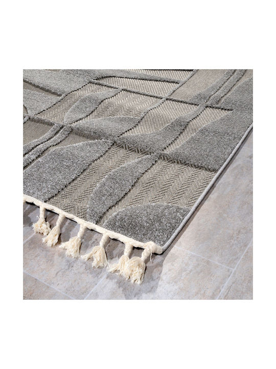 Tzikas Carpets Tenerife Rug Outdoor Rectangular Gray