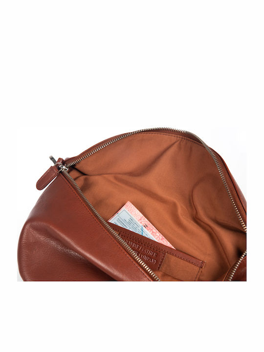 Leather Waist Bag Tabac Brown