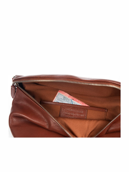 Leather Waist Bag Tabac Brown