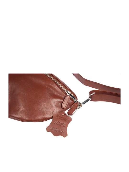 Leather Waist Bag Tabac Brown