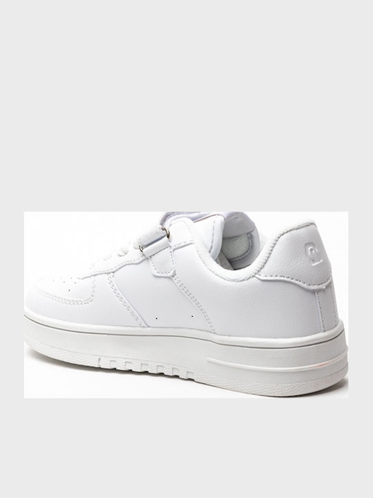 Παιδικά Sneakers με Σκρατς Λευκά
