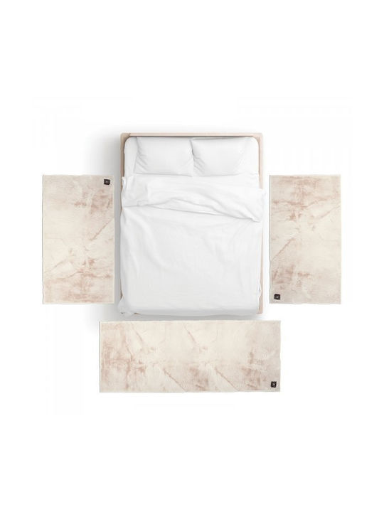 Greenwich Polo Club 3107 Rutschfest Teppich Rechteckig Synthetisch,Polyester/Cotton/Leather Ecru
