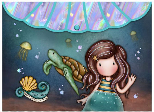 Santoro Папка с Бутон за Хартия A4 Многоцветенς 2бр Making Waves - Deep Secrets And The World Is Your Oyster