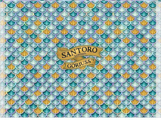 Santoro Папка с Бутон за Хартия A4 Многоцветенς 2бр Making Waves - Deep Secrets And The World Is Your Oyster