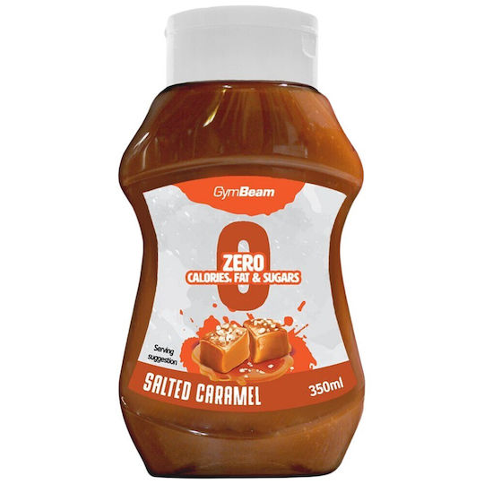 GymBeam Syrup Zero with Salted Caramel Flavour Sugar Free 350ml