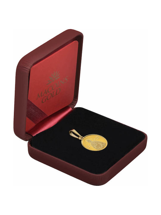 Gold Pendant Saint John of Rila