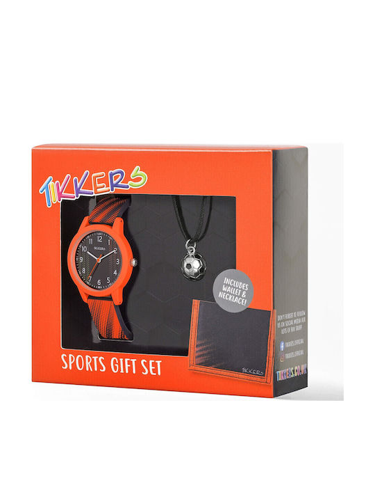 Tikkers Kids Analog Watch with Silicone Strap Black