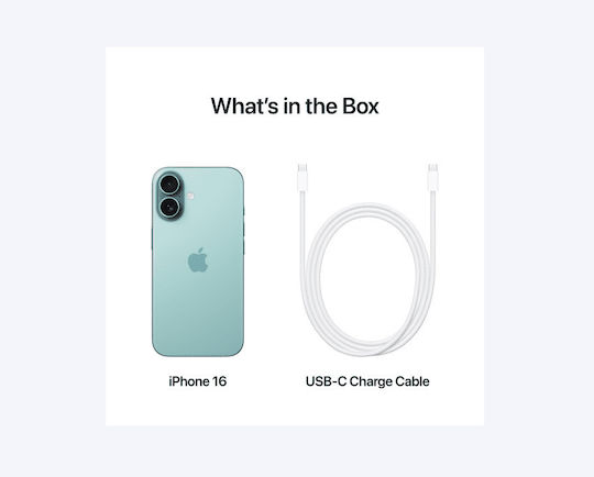 Apple iPhone 16 (8GB/512GB) Teal