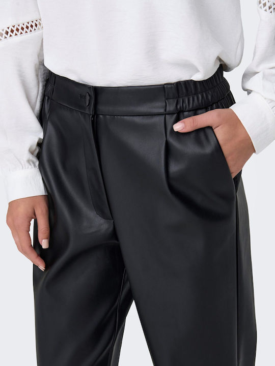 Dama Tesatura Pantaloni Black