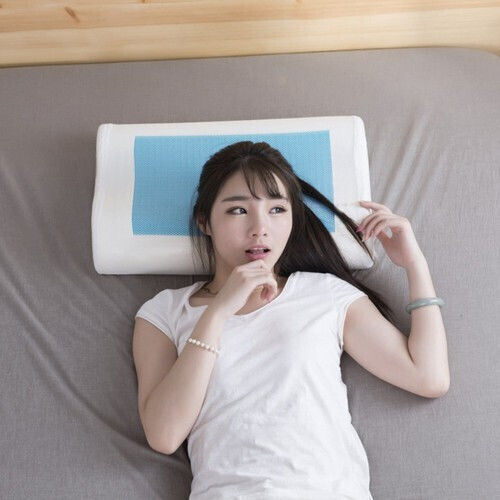 Malatec Μαξιλάρι με Memory Foam 54x34x10cm σε Μπεζ χρώμα