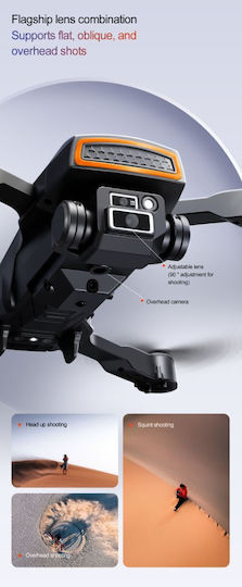 XLURC Xlurc Lc50 Foldable Drone Mini 2.4 GHz with 480p Camera and Controller