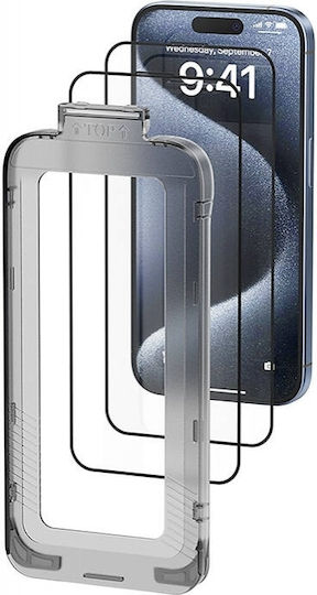 Vention Vention Displayschutzfolie Für iPhone 15 Pro Temperiertes Glas