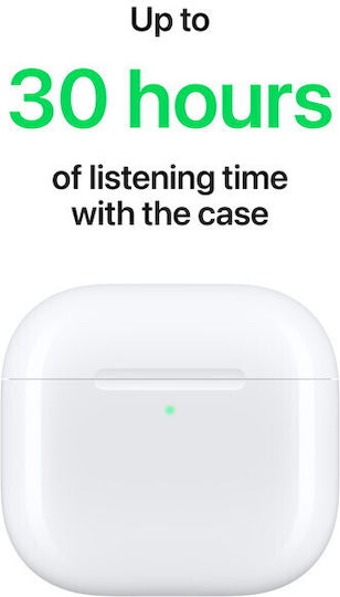 Apple AirPods (4th generation) Earbud Bluetooth Handsfree Earphones with Sweat Resistance and Charging Case White