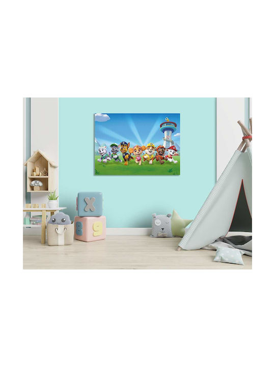 Παιδικός Πίνακας Καμβά Paw Patrol Knv0564 80cm X 120cm