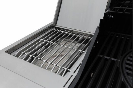 Kaiser Profi Gasgrill Rost 61cmx41cmcm mit 5 cm 15kW und Seitenbrenner
