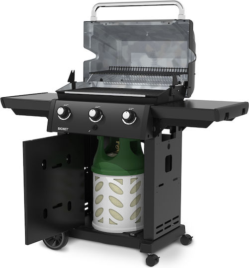 Broil King Signet 320 Tragbar Gasgrill Rost 38cmx67cmcm mit 3 cm 11.4kW