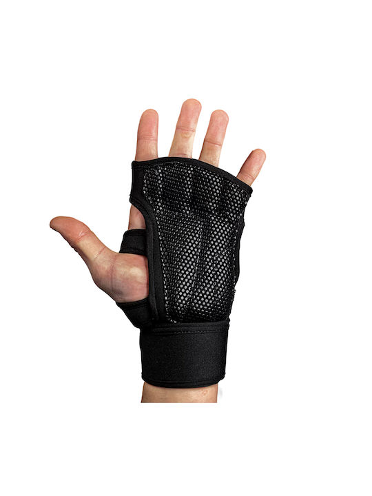Gorilla Wear Ανδρικά Grips Γυμναστηρίου Μαύρα