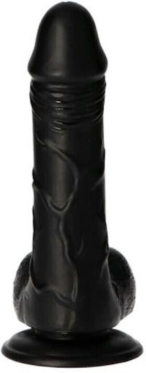 Toyz4lovers Реалистично дилдо с Топки и Вендуза Черен 23см