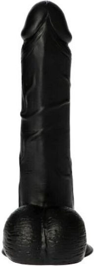 Toyz4lovers Ρεαλιστικό Dildo με Όρχεις Μαύρο 23cm