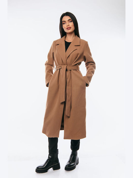 Damen Taba Mantel mit Gürtel