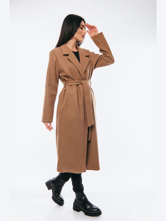 Damen Taba Mantel mit Gürtel