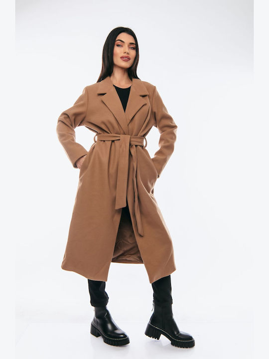 Damen Taba Mantel mit Gürtel