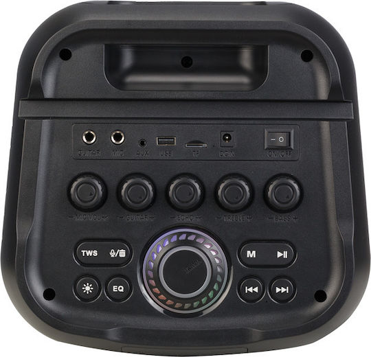 Osio Boxă Karaoke cu Microfon Fără Fir și Efecte de Iluminare OBT-8050 OBT-8050 Negru