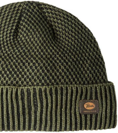 Beanie Männer Beanie Gestrickt in Grün Farbe
