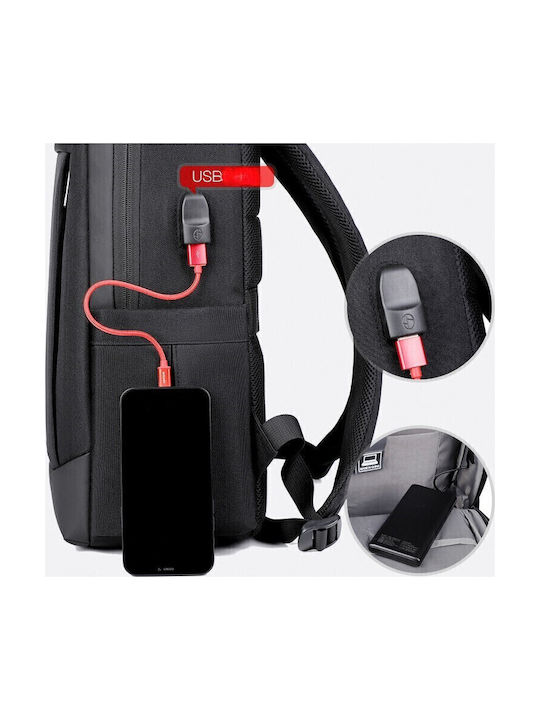 R&J Backpack Αδιάβροχο 19lt Μαύρο