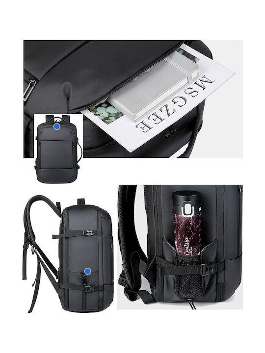 R&J Backpack Αδιάβροχο 36lt Μαύρο