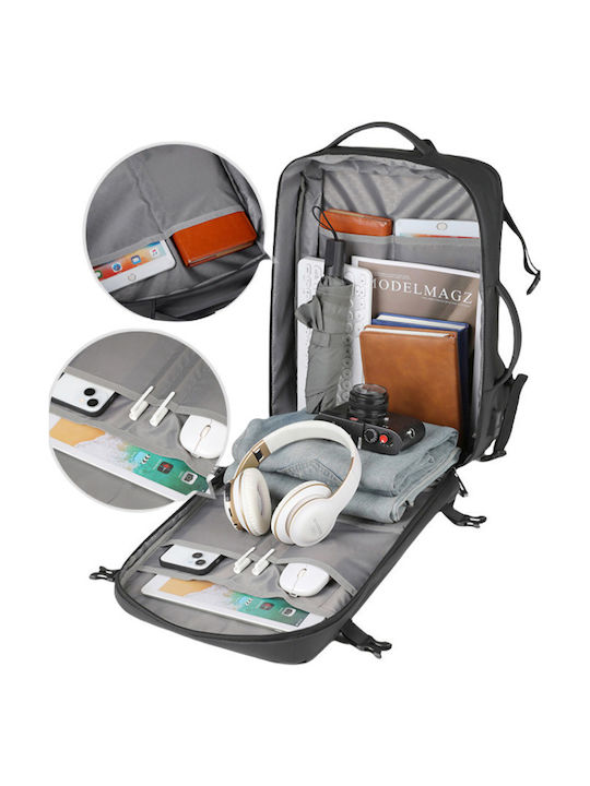 R&J Backpack Waterproof 36lt Black
