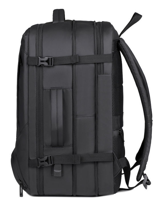 R&J Backpack Waterproof 36lt Black