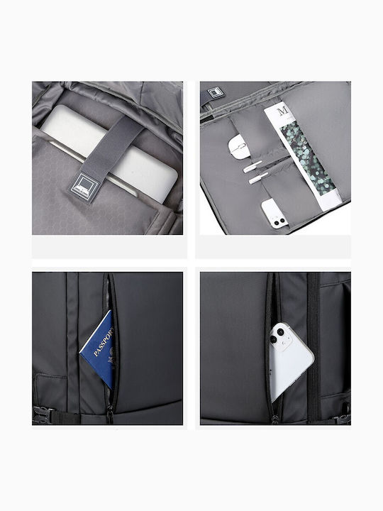 R&J Backpack Αδιάβροχο 36lt Μαύρο